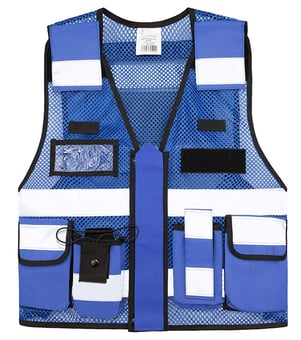 picture of Korntex Mesh Tactical Vest Sparta - Royal Blue - KTX-KXMTACRB