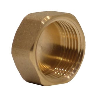 picture of 3/4" Brass Washing Machine Blanking Cap - CTRN-CI-PA109P
