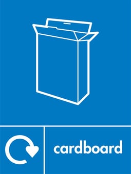 picture of Recycling Signs - Cardboard - 300 X 400Hmm - Rigid Plastic - [AS-WR21-RP]