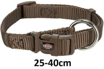 picture of Trixie Premium Dog Collar Hazelnut S 25-40cm/15mm - [CMW-TX202226]