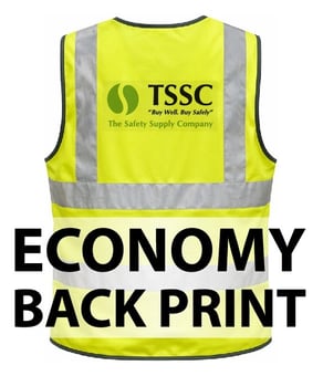 picture of Economy EasyPrint™ - BACK PRINT - Print on any Hi Vis garment - Minimum of 12 Prints - Garment Not Included - [IH-EPBP]