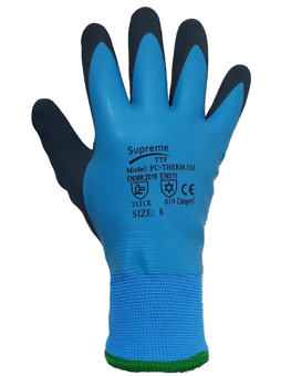 picture of Supreme TTF Fully Coated Latex Safety Gloves - Pair - HT-FC-THERM-328