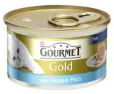 picture of Gourmet Gold Ocean Fish Wet Cat Food 85g - [BSP-573305]