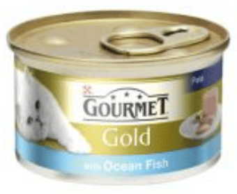 picture of Gourmet Gold Ocean Fish Wet Cat Food 85g - Pack of 12 - [BSP-573305]