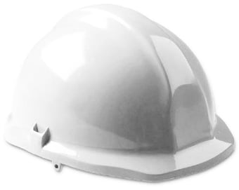 Picture of Centurion 1125 - White Safety Helmet - Reduced Peak Non Vented - Slip Ratchet - [CE-S17WA]