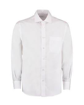 Picture of Kustom Kit KK116 Men's White Premium Non-Iron Long Sleeve Shirt - BT-KK116-WHT