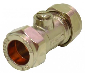picture of 15mm CP CXC Screw Type Isolating Valve - CTRN-CI-PA252P