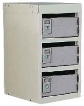 picture of Slingsby Post Box Lockers - 240mm High - Light Grey - 3 Boxes - [SLB-307643] - (LP)
