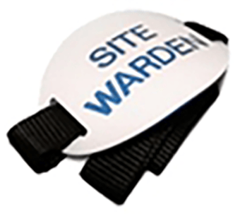 picture of Acrylic Arm Badge With FABRIC Strap - "Site Warden" - [SR-RW19222]