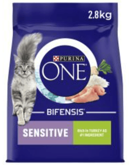 picture of Purina One Sensitive Turkey Dry Cat Food 2.8kg - [BSP-813553]