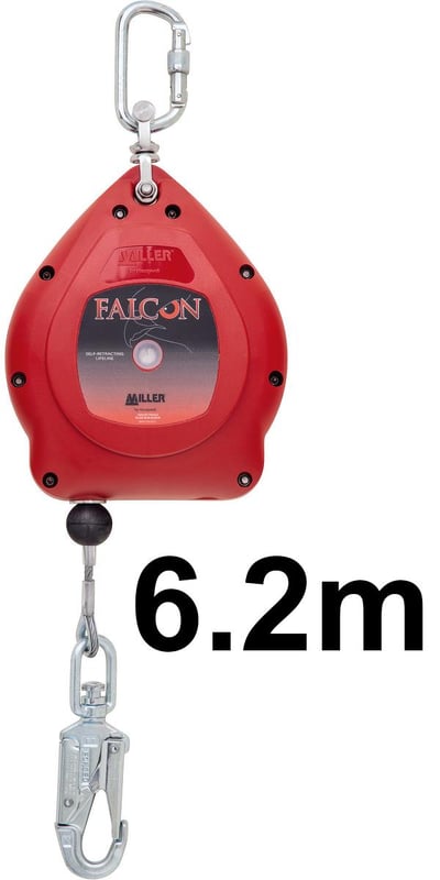 Honeywell Miller - Falcon Block Stainless Steel Cable/Snap Hook Steel - 6.2m - [HW-1011729]