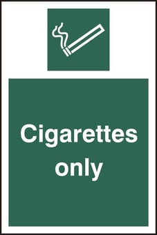 picture of Spectrum Cigarettes Only – RPVC 100 x 150mm - SCXO-CI-11916