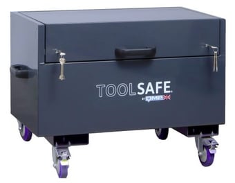 picture of Mobile ToolSafe Security Box - 500H x 900W x 500D mm - With Castors - [QM-STC509050KMX] - (LP)