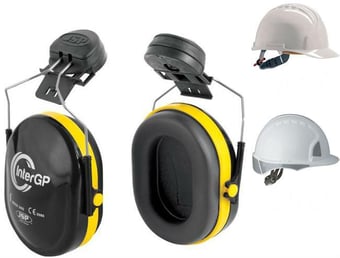 Picture of JSP - InterGP&trade; Helmet Mounted Ear Defenders - SNR 25 - [JS-AEK010-005-300] - (DISC-R)