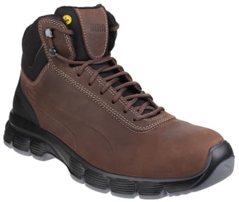 picture of Puma 630122 Brown Condor Mid Lace up Safety Boot S3 SRC - FS-24849-41108