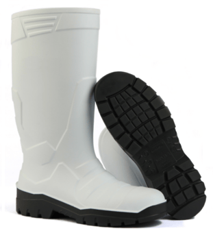 picture of Alpha Food Industry PU S4 - SRC - White/Grey Boot - [IH-AlphaFoodS4WG] - (DISC-W)