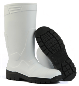 picture of Alpha Trace Food Industry PU S4 - SRC - White/Grey Boot - [IH-AlphaFoodS4WG] - (DISC-W)