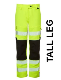 picture of Pulsar Life Men's Stretch Combat Trouser Yellow - 33" Tall Leg - PR-LFE921-YEL-T