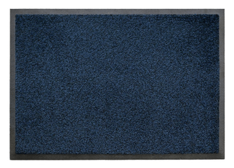 picture of Dirt-Buster Washable Carpet Entrance Mat - Black Blue/Black - 2000 x 3000 - [WWM-40100-20030012-BBBK] - (LP)