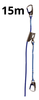 picture of IKAR Adjustable Work Positioning & Fall Restraint System - Length 15m - EN1891 & EN358:2002 - [IK-2WPK1500]