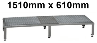 picture of Slingsby Adjustable Modular Work Platform - Grey - 1510mm - Adjustable Height 230-300mm - [SLB-434978] - (LP)