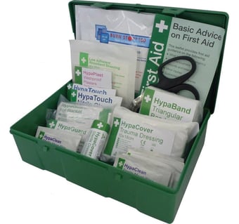 Picture of Motor Vehicle Medium First Aid Kit in Square Green Case - [SA-K3504MD] - (DISC-R)