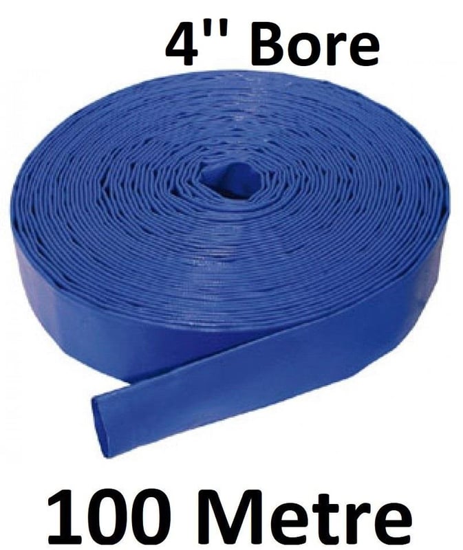 picture of Flexible PVC Layflat Hose 4" Bore - 105.2mm O/D x 102mm - 100 Metre - [HP-LFL4/100]