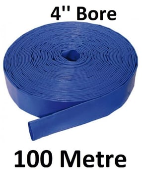 picture of Flexible PVC Layflat Hose 4" Bore - 105.2mm O/D x 102mm - 100 Metre - [HP-LFL4/100]