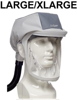 picture of Drager - X-plore 8000 Premium Short Hood - Large/X Large - [BL-R59850]