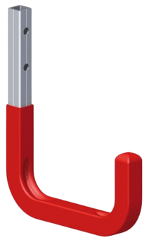 picture of Alfer Aluminium Hook - 115 x 140mm Red - [PV-02904]