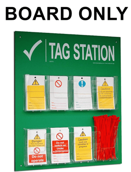 picture of Reece Tag Station 8 Pockets - 600 x 500mm - Board Only - [RS-LSETG] - (LP)