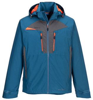 picture of Portwest DX463 DX4 Shell Waterproof Jacket Metro Blue - PW-DX463MBR