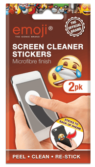 picture of Emoji Screen Cleaner Sticker 2 Pack - [ON5-EM0002]