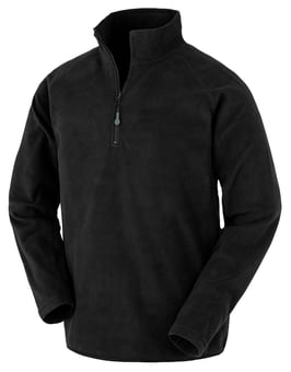 Picture of Result Recycled Unisex Microfleece Top - Black - BT-R905X-BLK