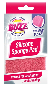 picture of Buzz Silicone Cleaning Sponge Pink - [OTL-320672]