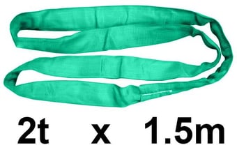 picture of LashKing - Polyester Round Sling - 2t WLL - 1.5m EWL - [GT-PRS2T1.5M]