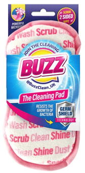 picture of Buzz Cleaning Pad with Germ Shield Pink - [OTL-320750]