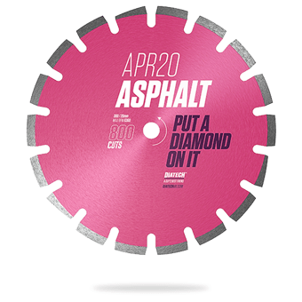 Picture of APR20 - Asphalt Diamond Blade - 800 Cuts - 350mm Dia - [DC-B105H]