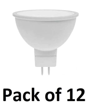 picture of Power Plus - 5W - Energy Saving MR16 LED Bulb - 350 Lumens - 6000k Day Light - Pack of 12 - [PU-3509]