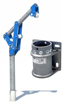 picture of Tractel Davitrac Davit c/w Wall Mount Adaptor - [TRC-286819-210118] - (LP)