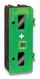 Picture of Small Escape Equipment Cabinet With Triangular Key Lock & Keybox - Neoprene Weather Seal - H 700 x W 300 x D 255mm - HS-106-1114