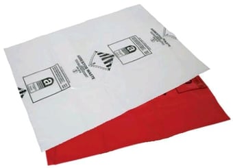 Picture of Large Clear Asbestos Bag - 35.5 x 46 inch - UN2212 / UN2590 - Compliant with Safety Requirements for Removal of Asbestos Waste - [WP-30281]