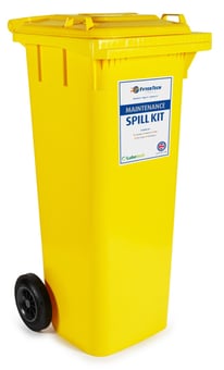 picture of FyterTech 120L Maintenance Spill Kit - 2 Wheeled Bin - [DA-17-1120]