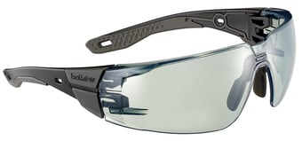 picture of Bolle RUSH+ 2.0 Safety Glasses - Welding 1.7 Grey PC Lens - Grey/Black - M/L Size - [BO-RUSPMN80E]