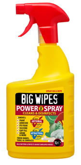 picture of BIG WIPES Industrial Power Spray - Non-Toxic Biodegradable Antibacterial Industrial Spray -  All Purpose Cleansing Action - [BW-2448]