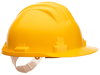 picture of Portwest PS61 Work Safe Helmet Yellow - [PW-PS61YER] - (DISC-W)
