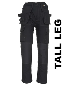 picture of Merlin Tradesman Trouser - Black - Tall Leg - ON-2800-BK-T