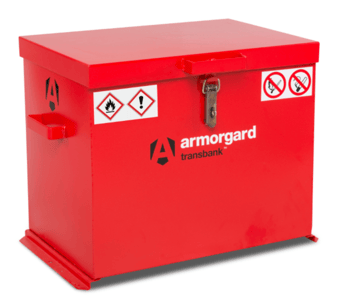 picture of ArmorGard - TRANSBANK- TRB3- Cost Effective Hazardous Storage Container For Transport - Internal Dimensions 620mm x 415mm x 510mm - [AG-TRB3]