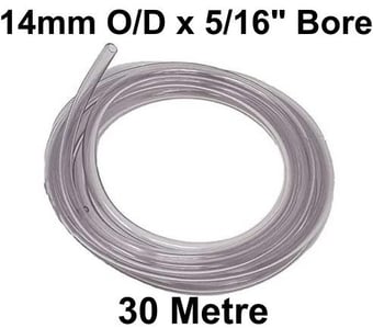 picture of Un-Reinforced PVC Hose - 14mm O/D x 30m - [HP-CP8/14]