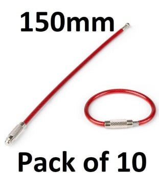 picture of Screwlock Cable - 150mm - Pack of 10 - [GPS-H01031-10]